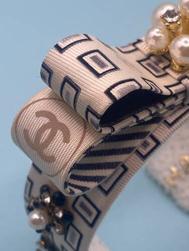 Vintage Chanel Logo Cuff