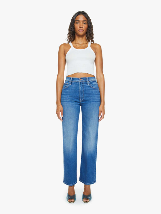 Mother Rambler Zip Flood Jeans