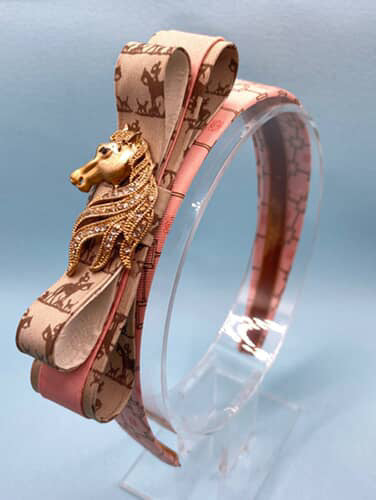 Vintage Hermes and Loewe Horse Headband