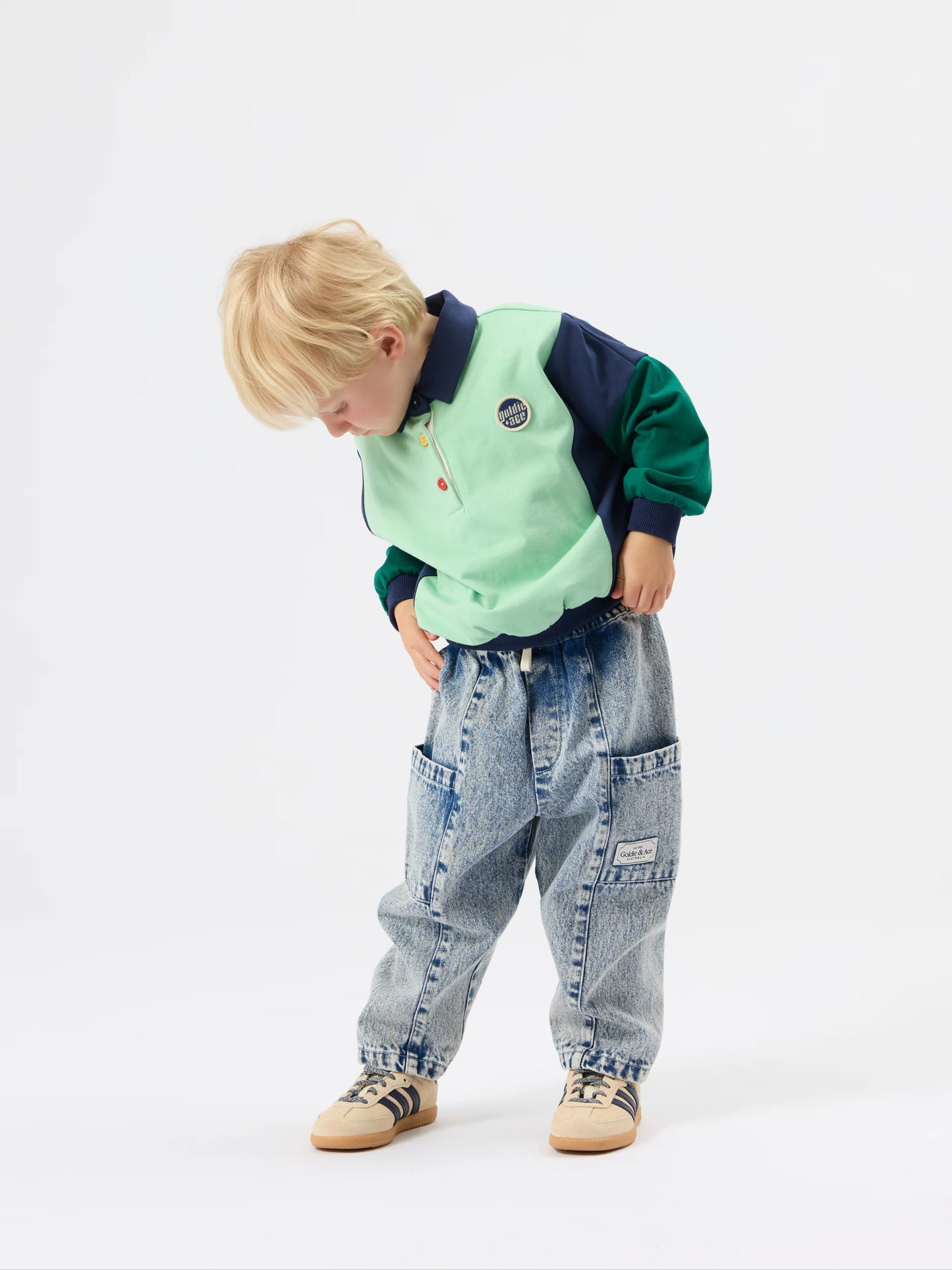 Goldie + Ace Kit Denim Pocket Pant