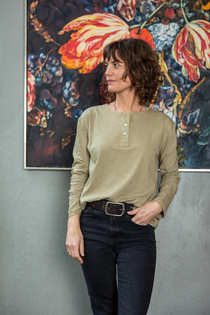 Mandalay Henley Tee WAS $100