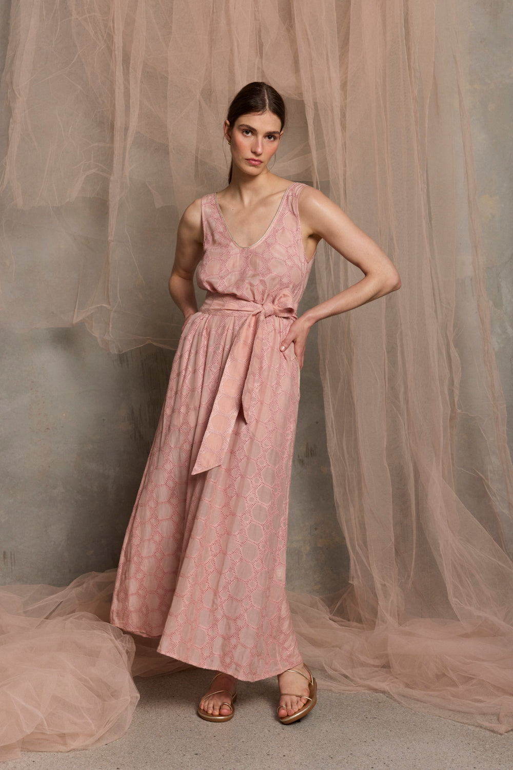 Milazzo Belted Maxi Dress