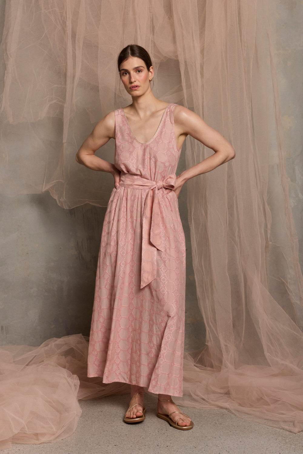 Milazzo Belted Maxi Dress