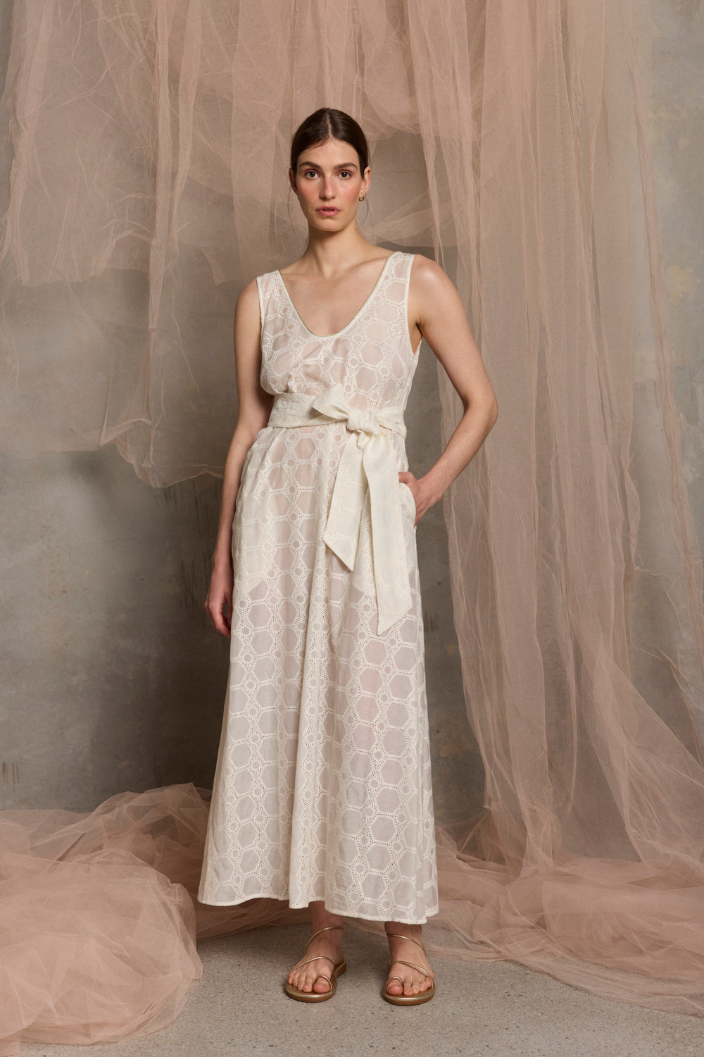 Milazzo Belted Maxi Dress