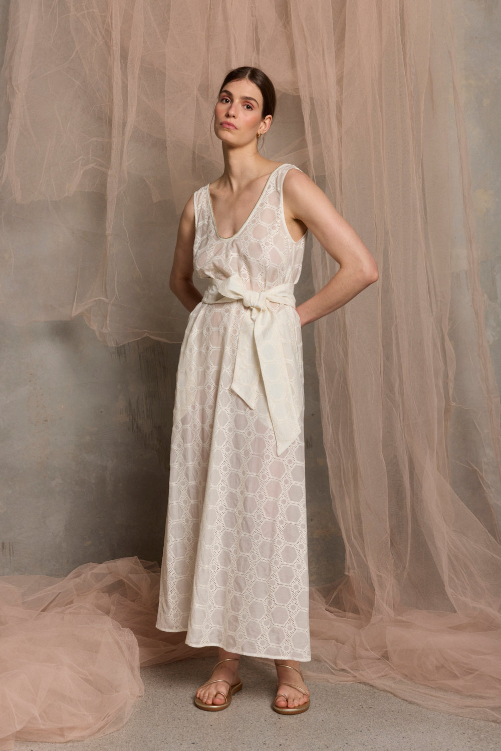 Milazzo Belted Maxi Dress