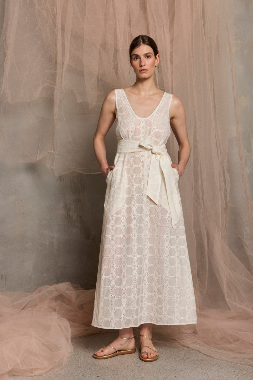 Milazzo Belted Maxi Dress