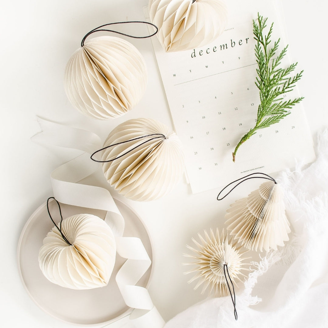 Paper Sphere Ornament WAS $10