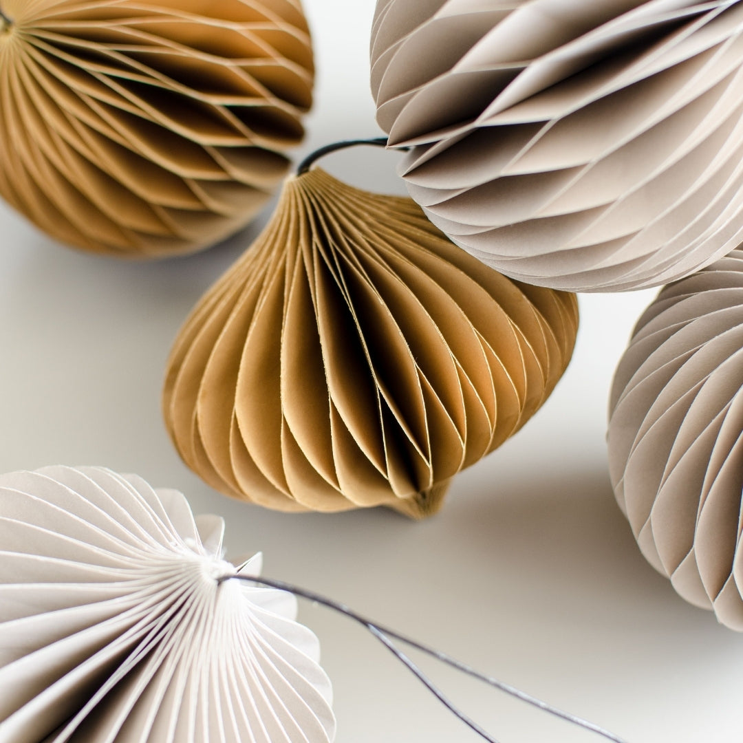 Paper Sphere Ornament WAS $10