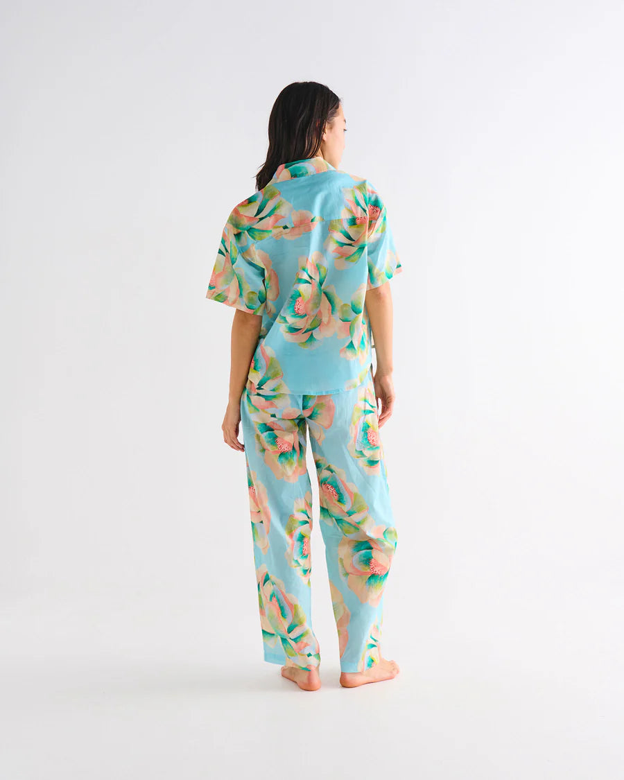 Kip & Co Big Beauty Floral Organic Cotton Pyjamas