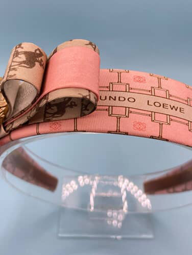 Vintage Hermes and Loewe Horse Headband
