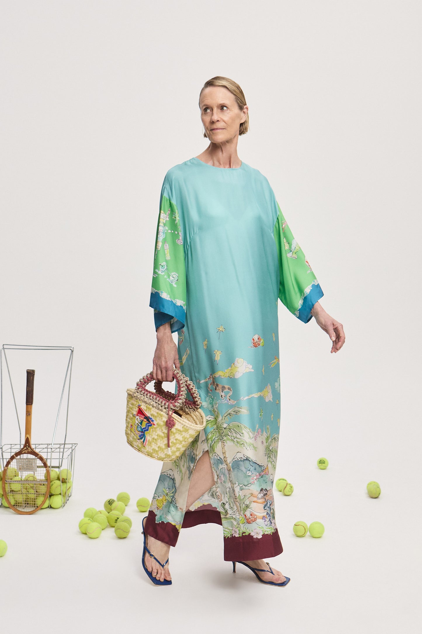Alemais Daria Silk Midi Dress