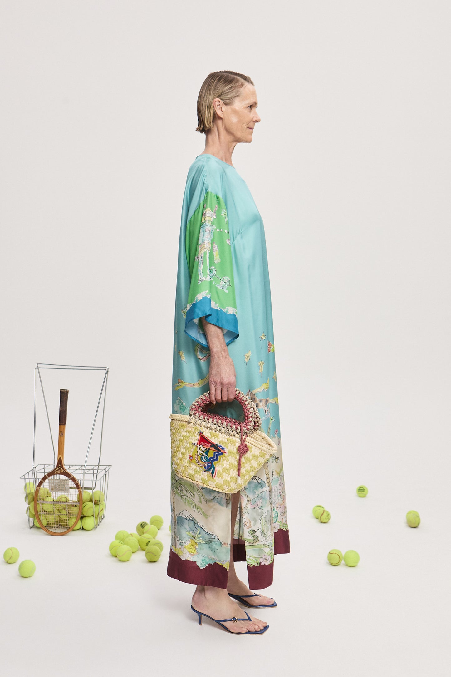 Alemais Daria Silk Midi Dress