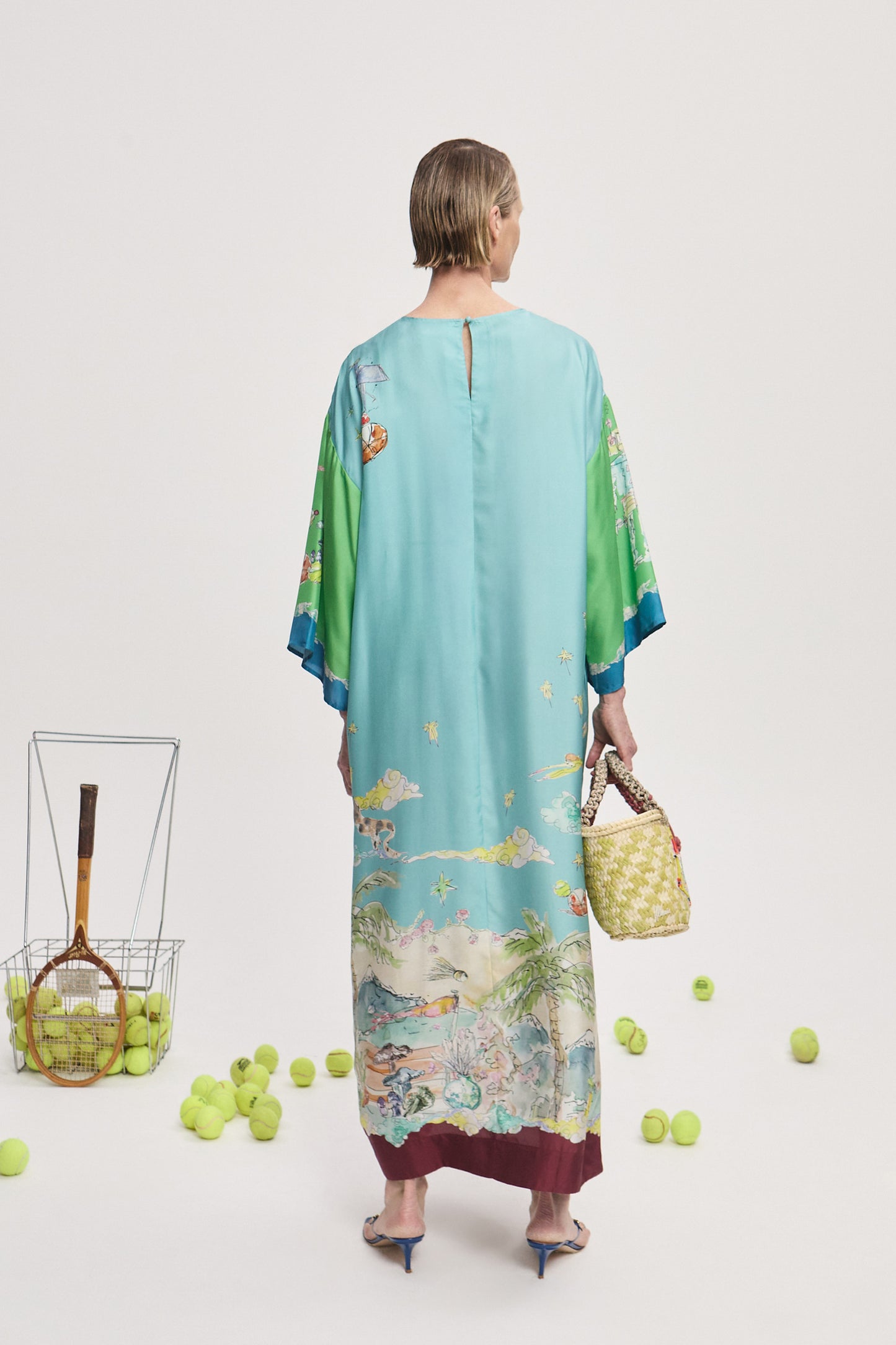 Alemais Daria Silk Midi Dress