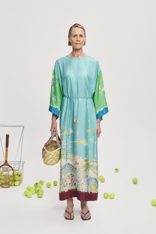 Alemais Daria Silk Midi Dress