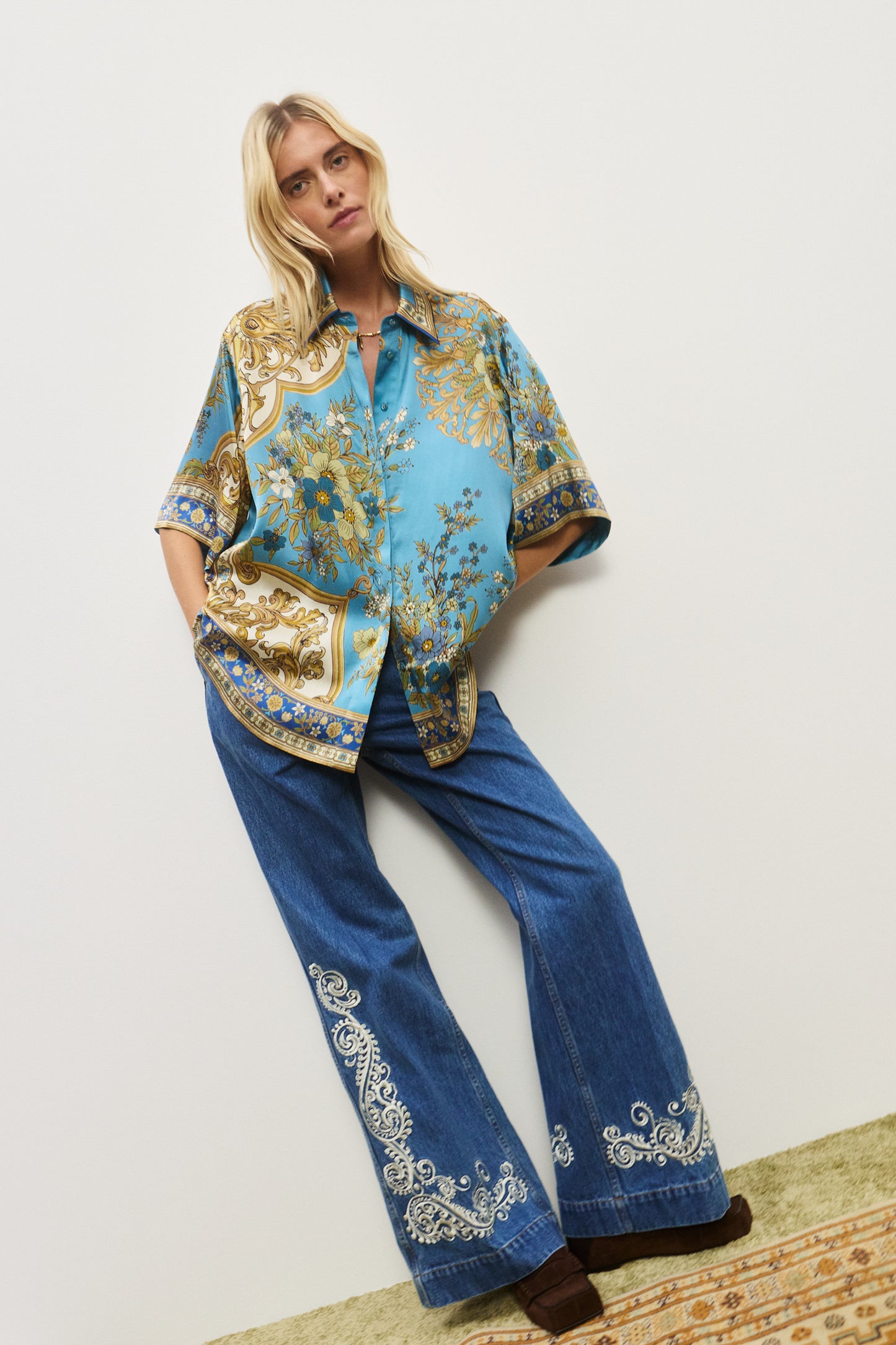 Alemais Cassie Silk Shirt