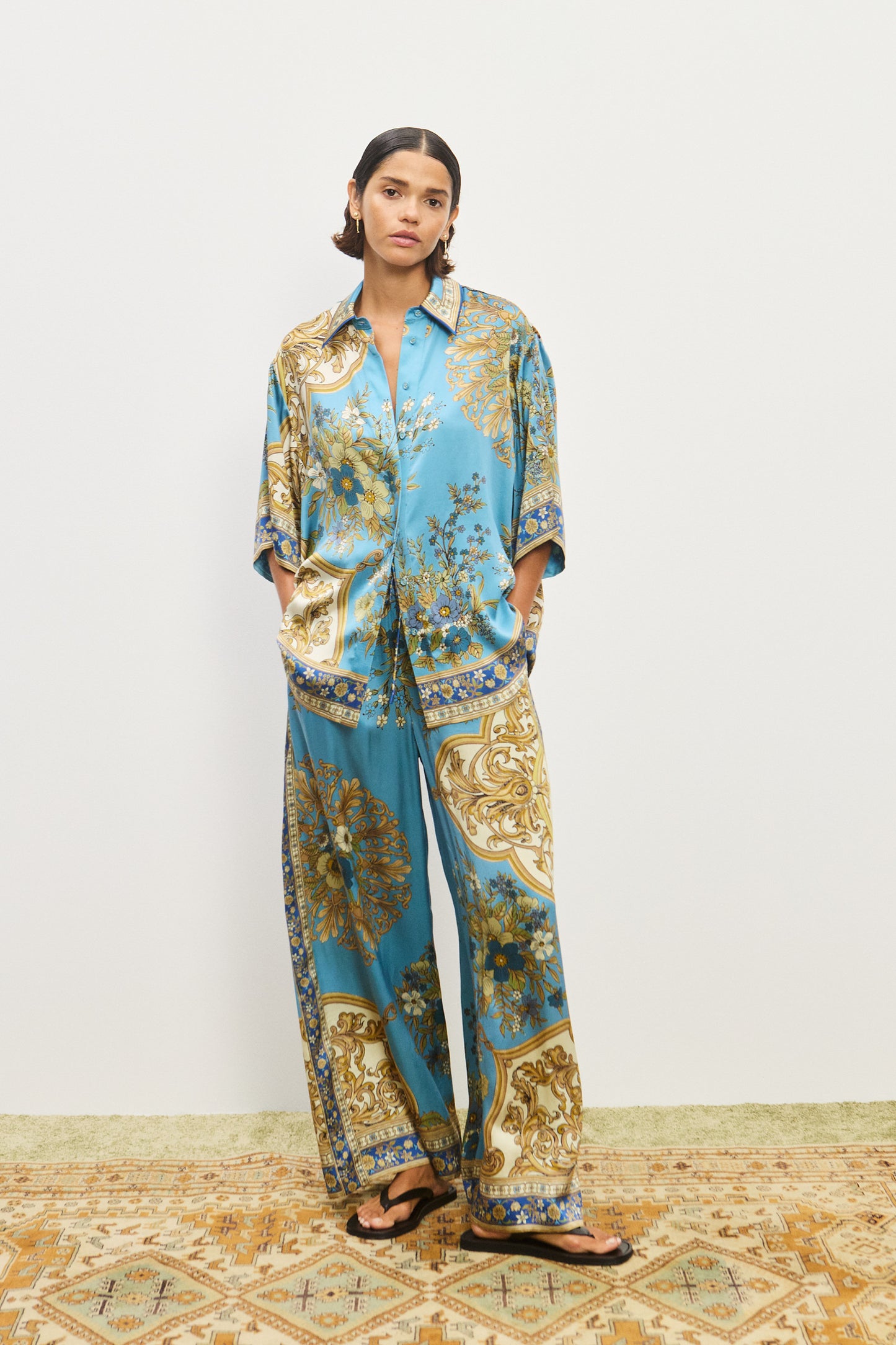 Alemais Cassie Silk Pant