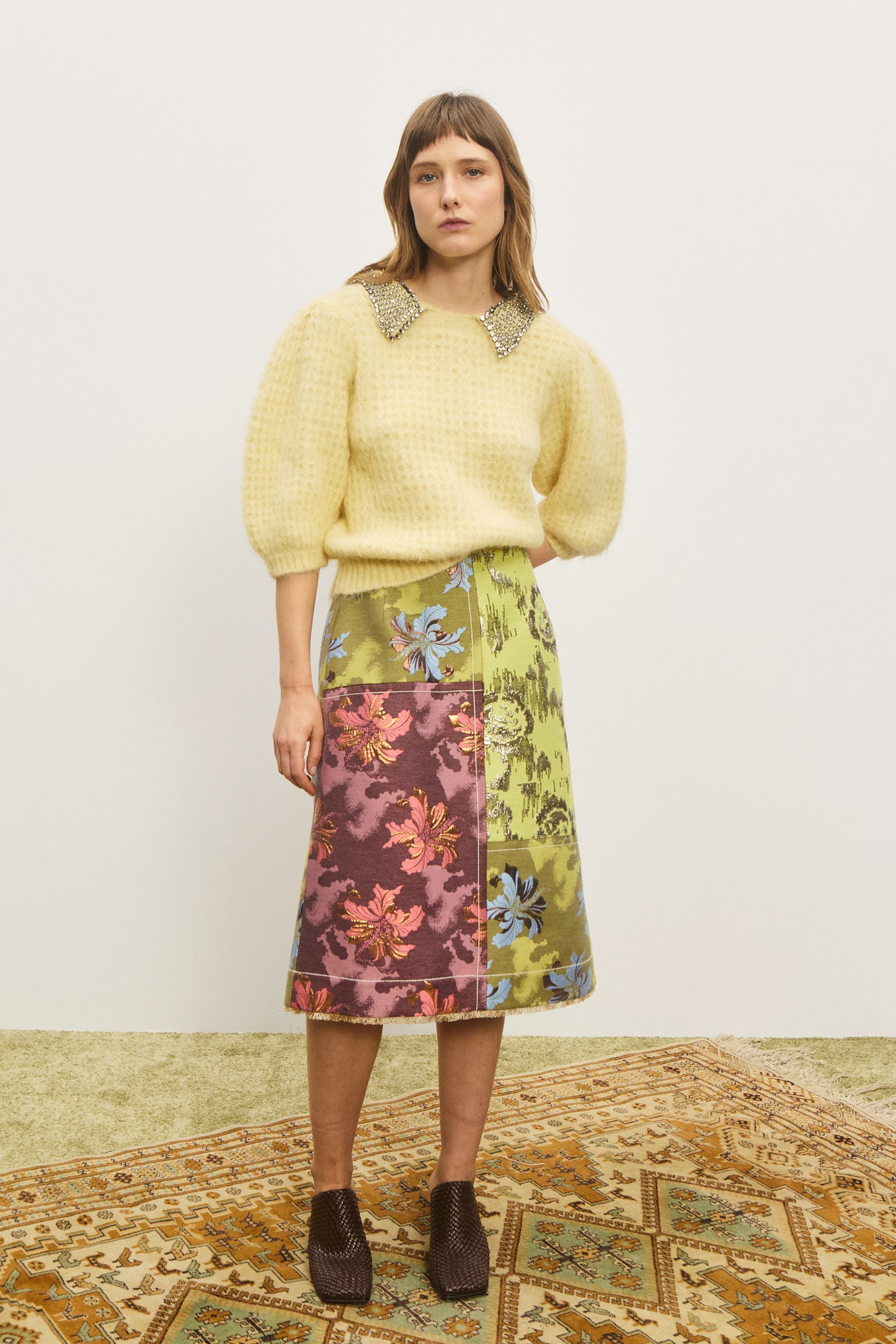 Alemais Alessandro Lemon Puff Sleeve