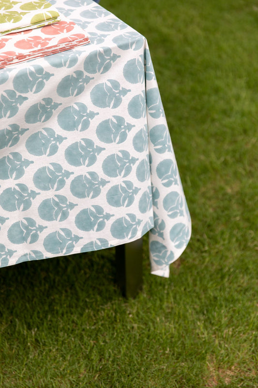 Mandalay Designs Seagreen Buttercup Table Linen HALF PRICE