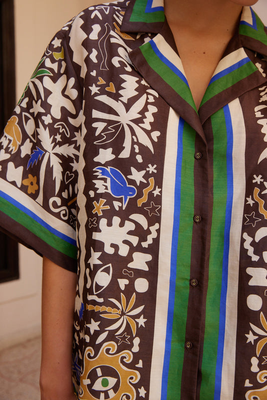 Alemais Maroc Relaxed Shirt