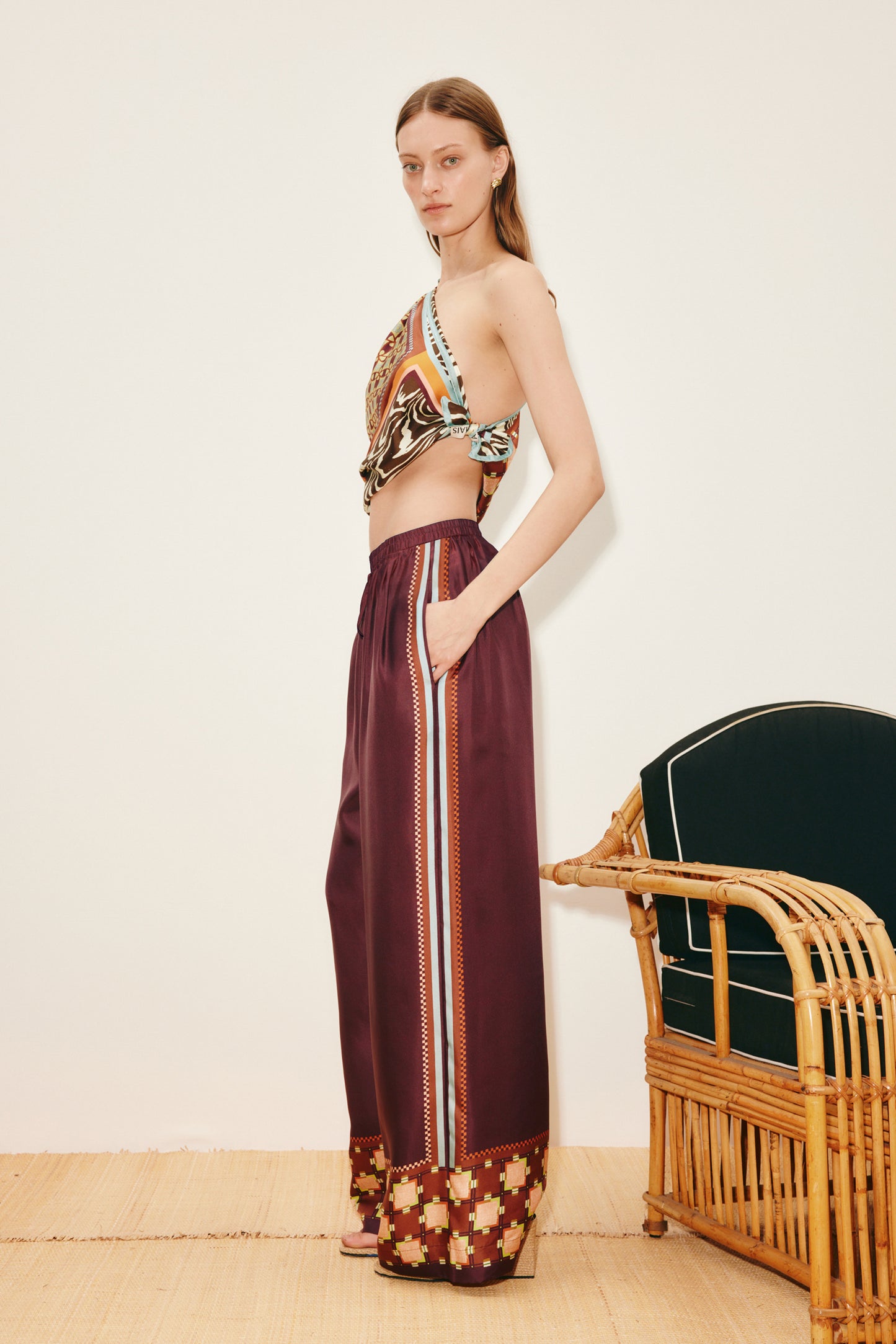 Alemais Wilson Silk Pant