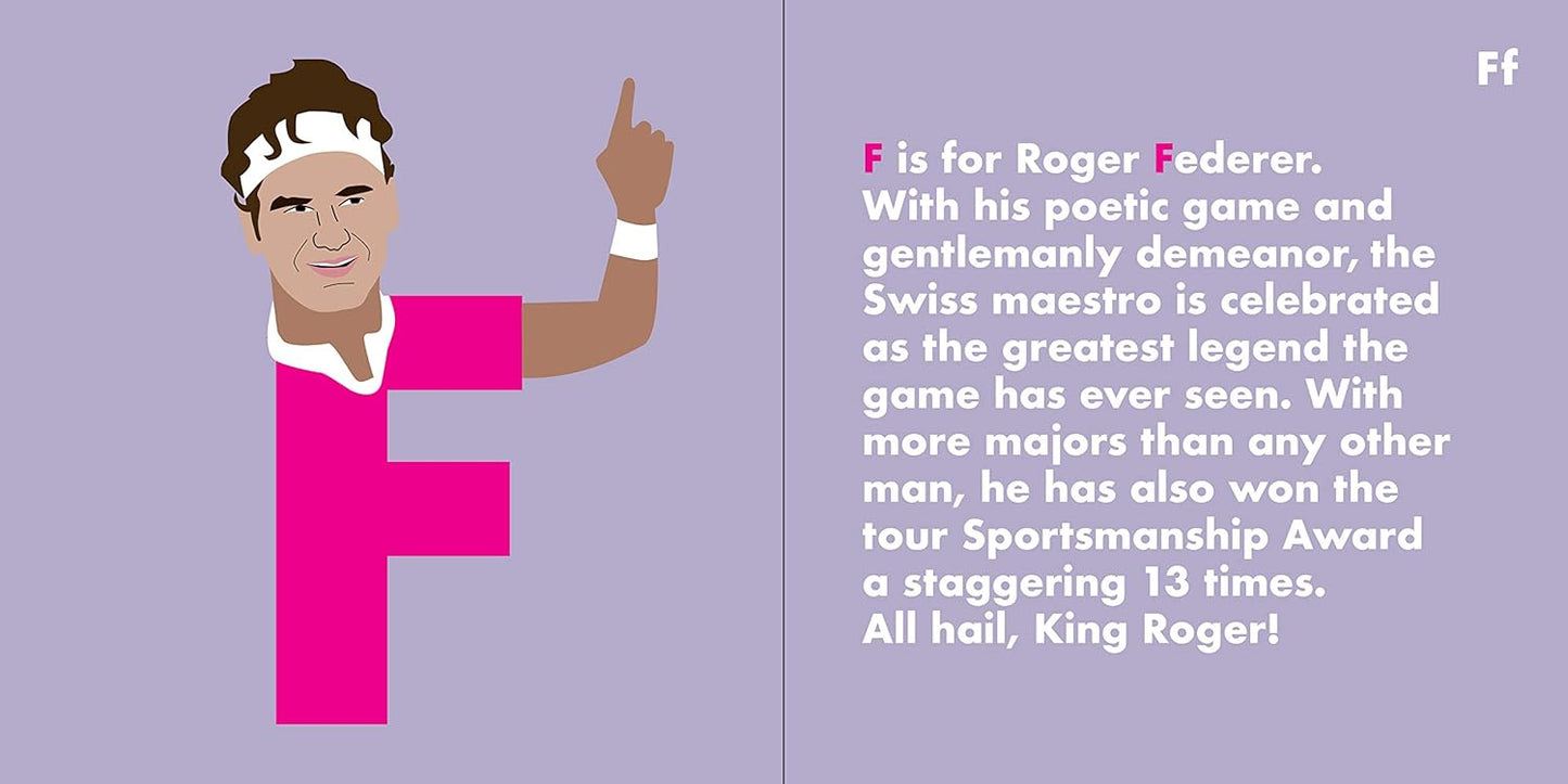Tennis Legends Alphabet
