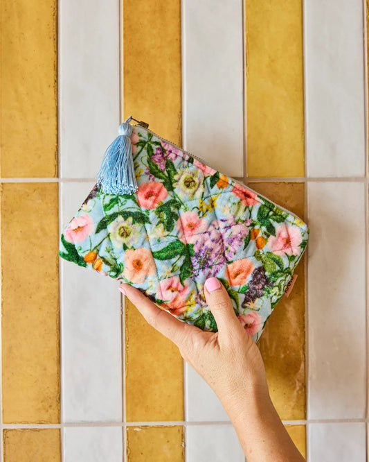 Kip & Co Velvet Cosmetics Purse