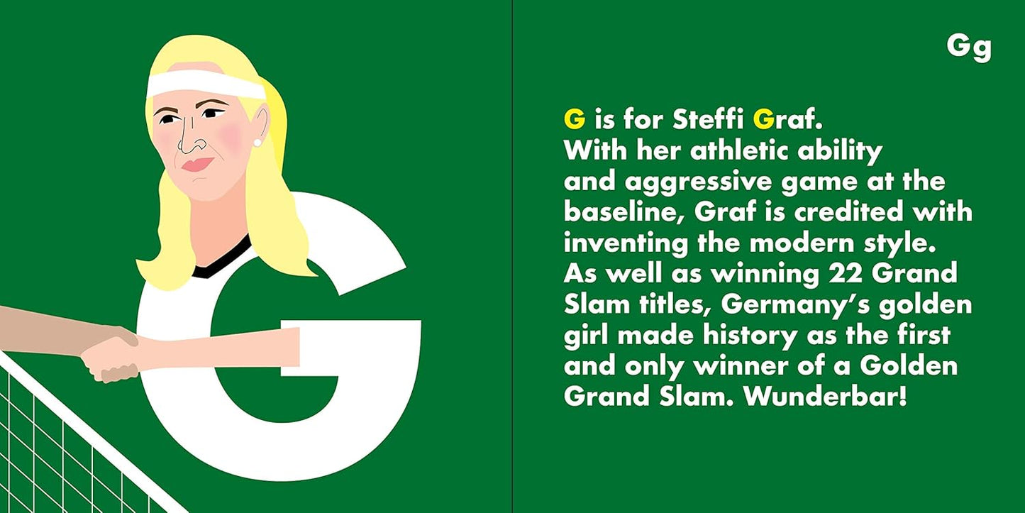 Tennis Legends Alphabet