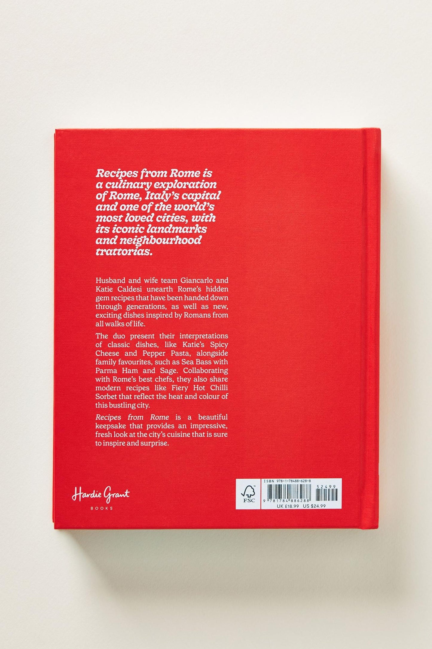 Recipes from Rome By Katie and Giancarlo Caldesi