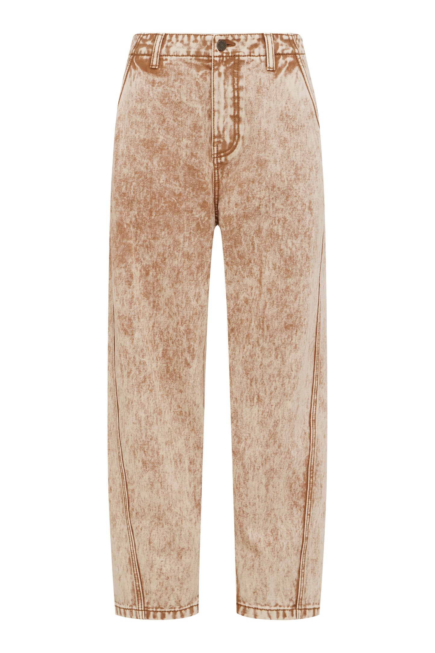 Alemais Spur Denim Cropped Jean