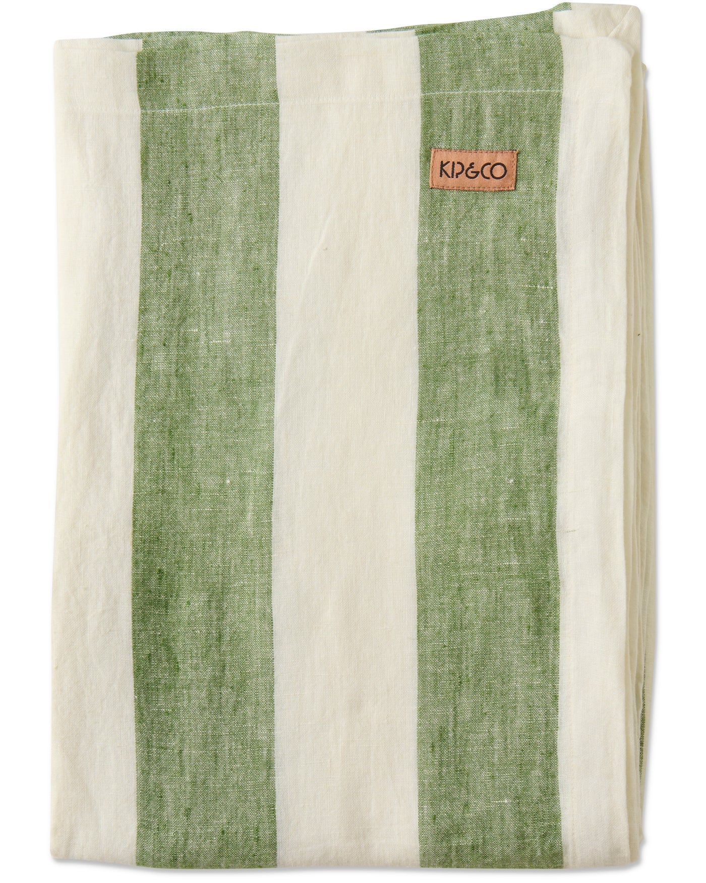 Kip & Co Moss Stripe Table Linen