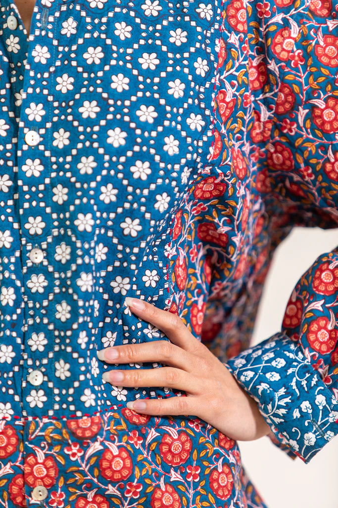 Mandalay Patched Floral Shirt