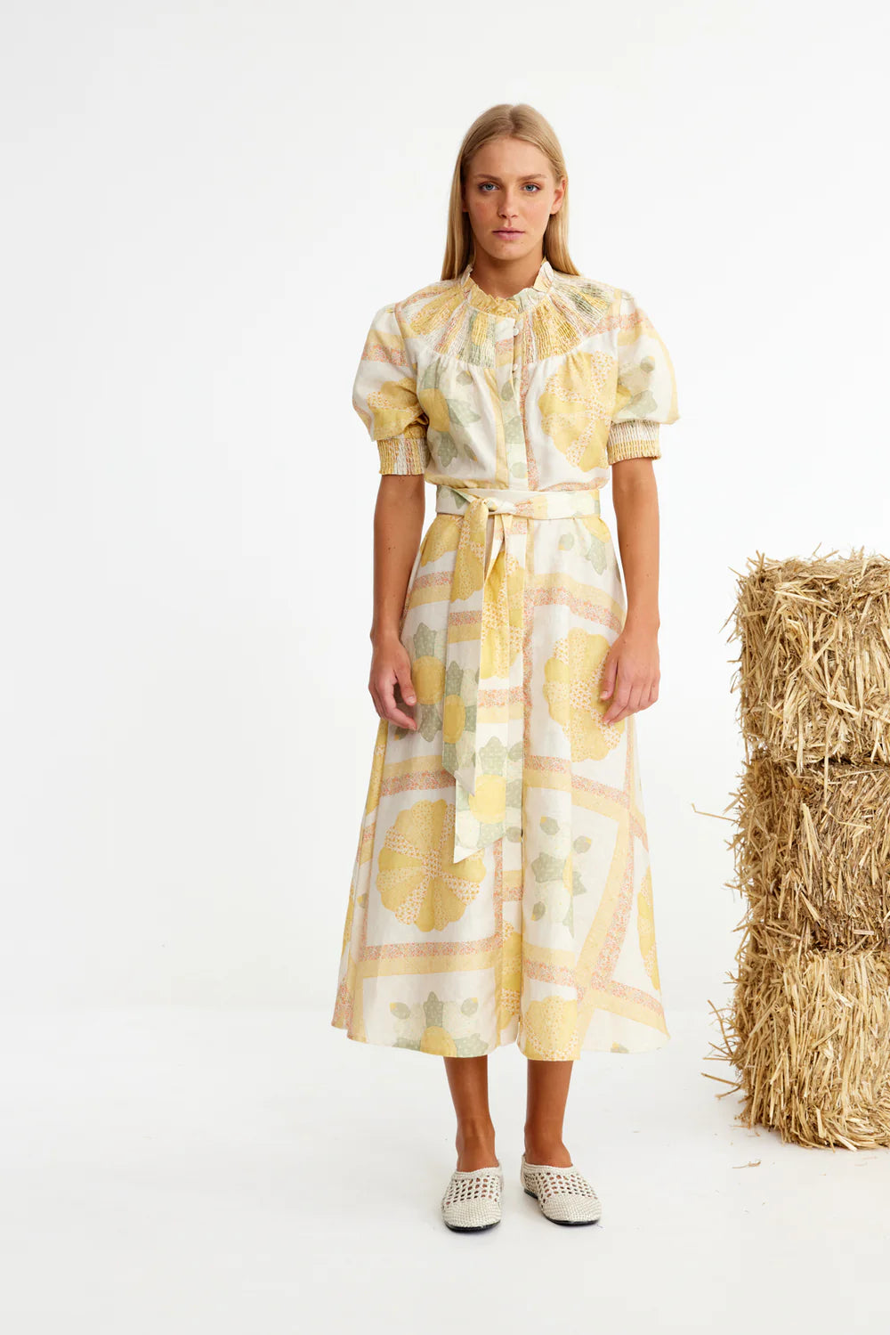 Binny Oaten Chaff Dress