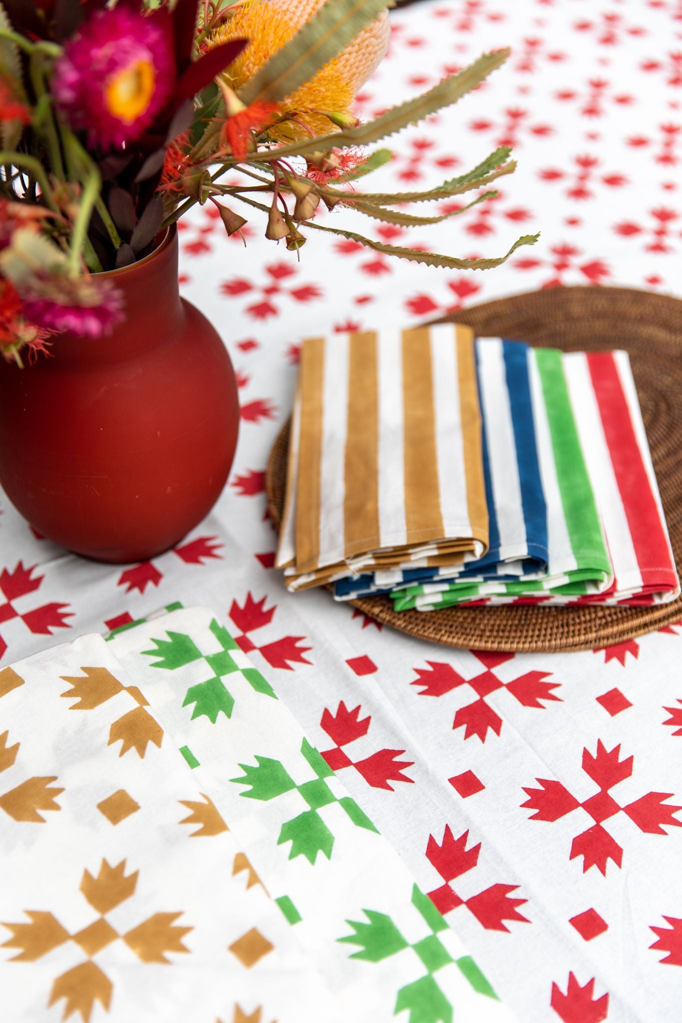 Mandalay Designs Bold Stripe Napkin