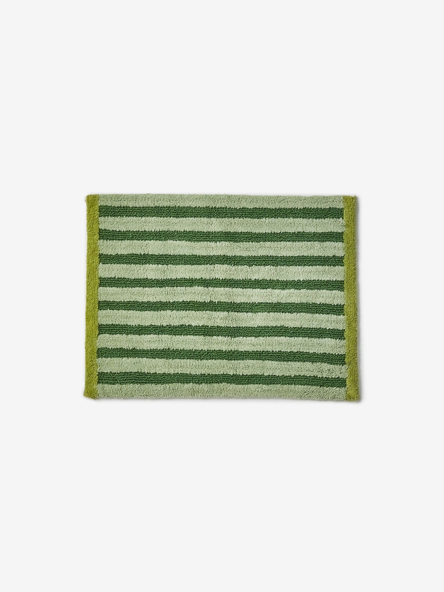 Bonnie & Neil Jardin Stripe Khaki Bath Mat