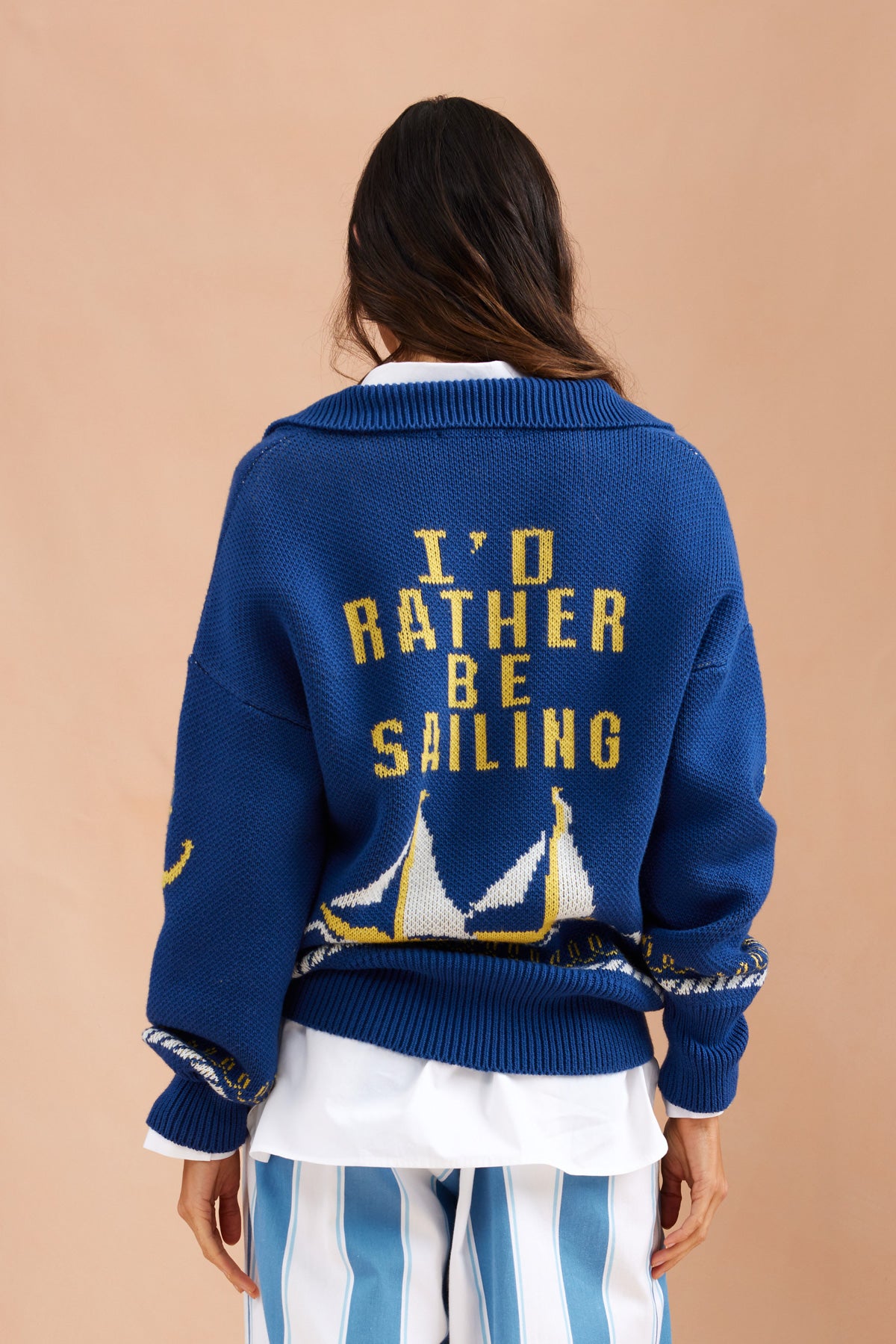 Binny I'd Rather be Sailing Knit