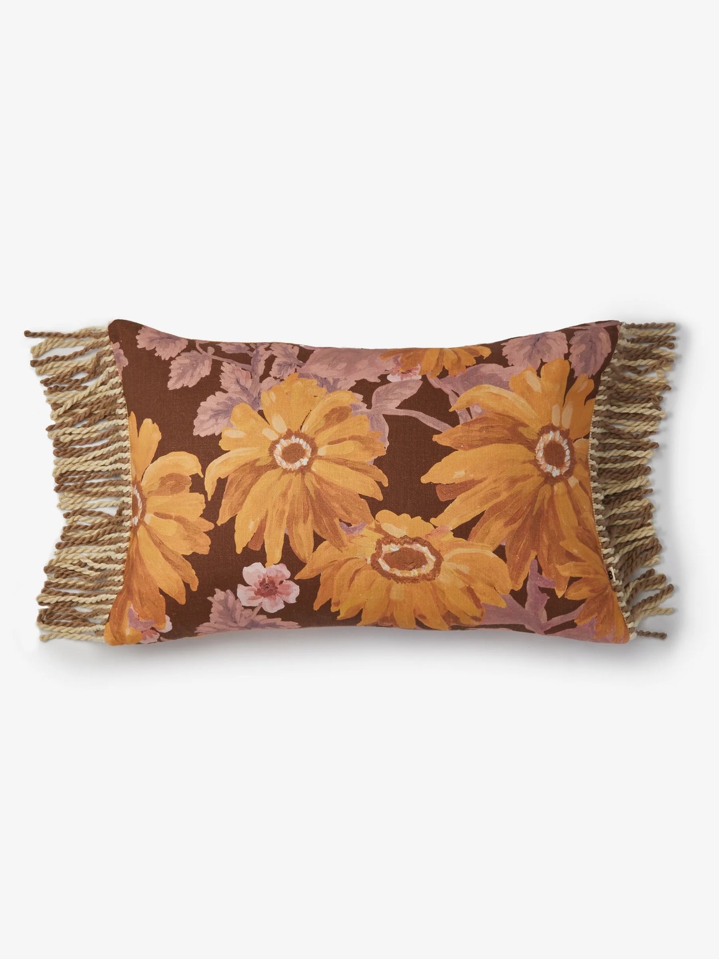 Bonnie & Neil Marigold Amber Linen Cushion