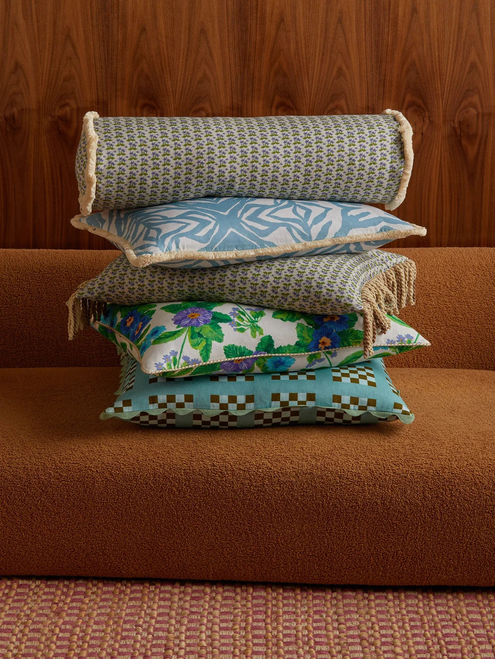 Bonnie & Neil Buttercup Blue Cushion