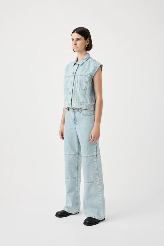 Outland Denim Blake Cropped Vest WAS $339