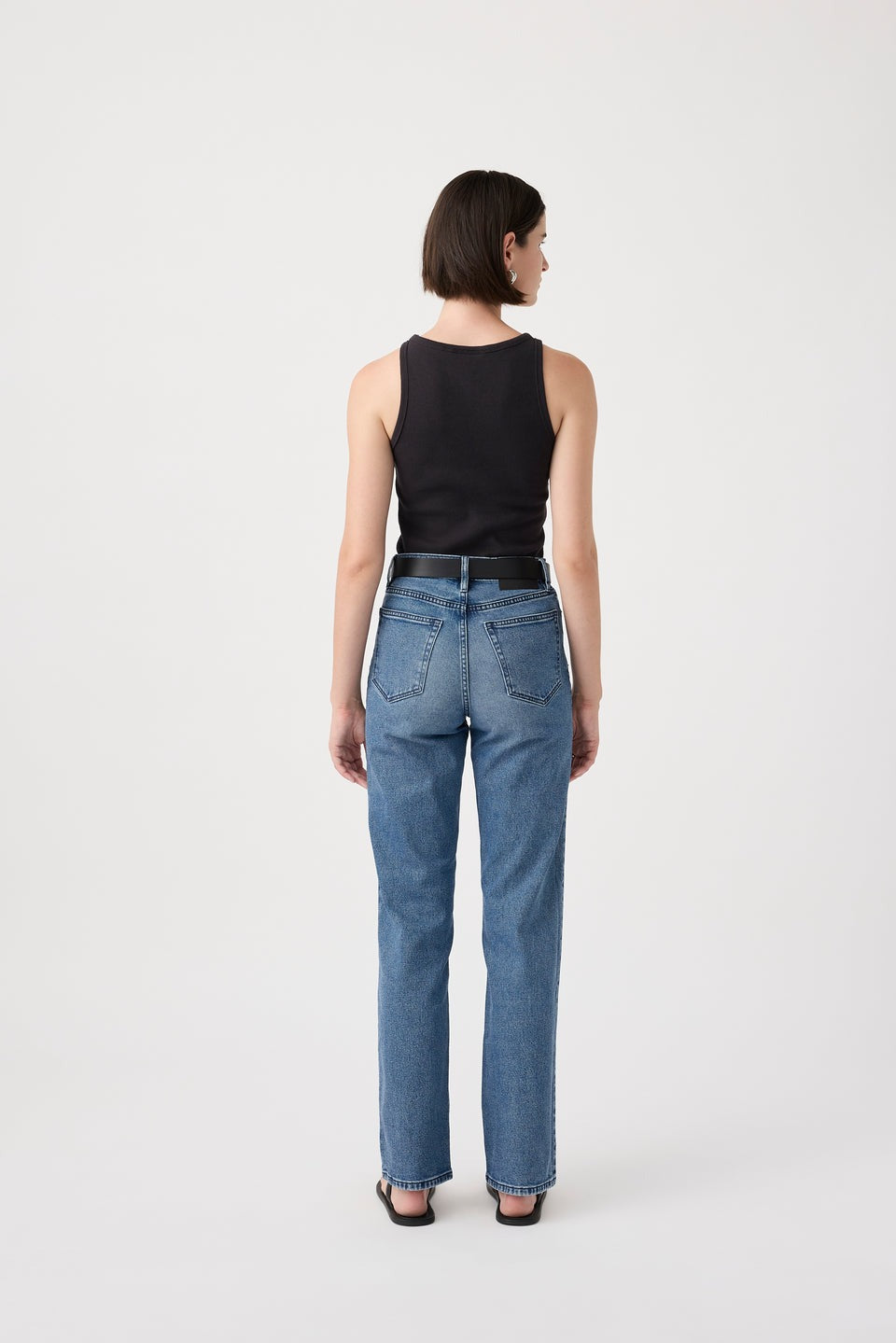 Outland Denim High Straight Jean