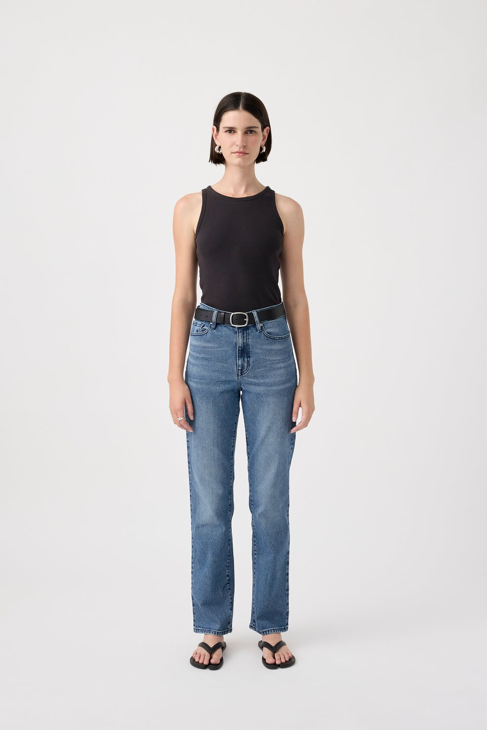 Outland Denim High Straight Jean