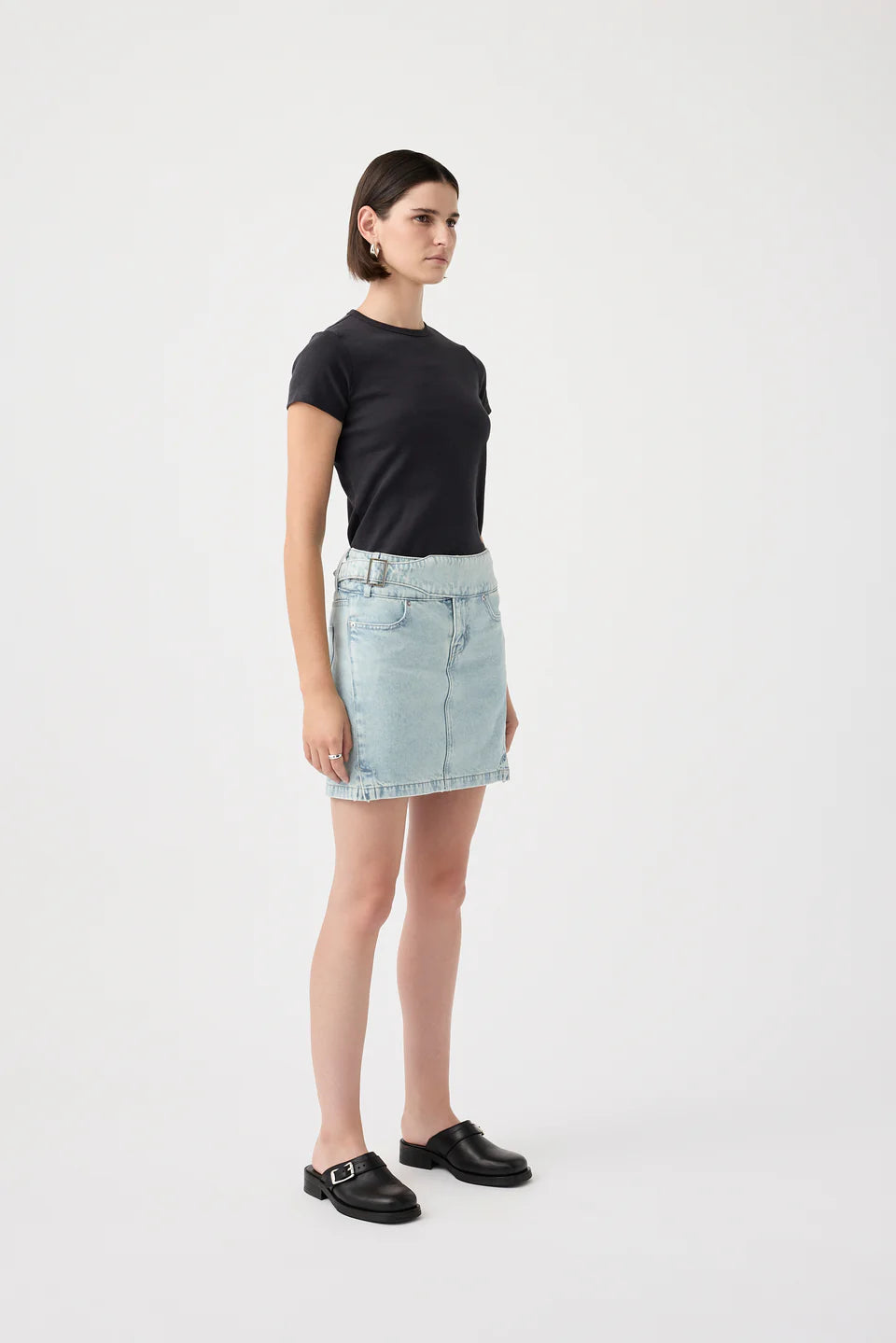 Outland Denim Marine Skirt WAS $310