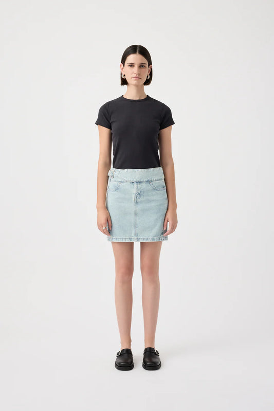 Outland Denim Marine Skirt WAS $310