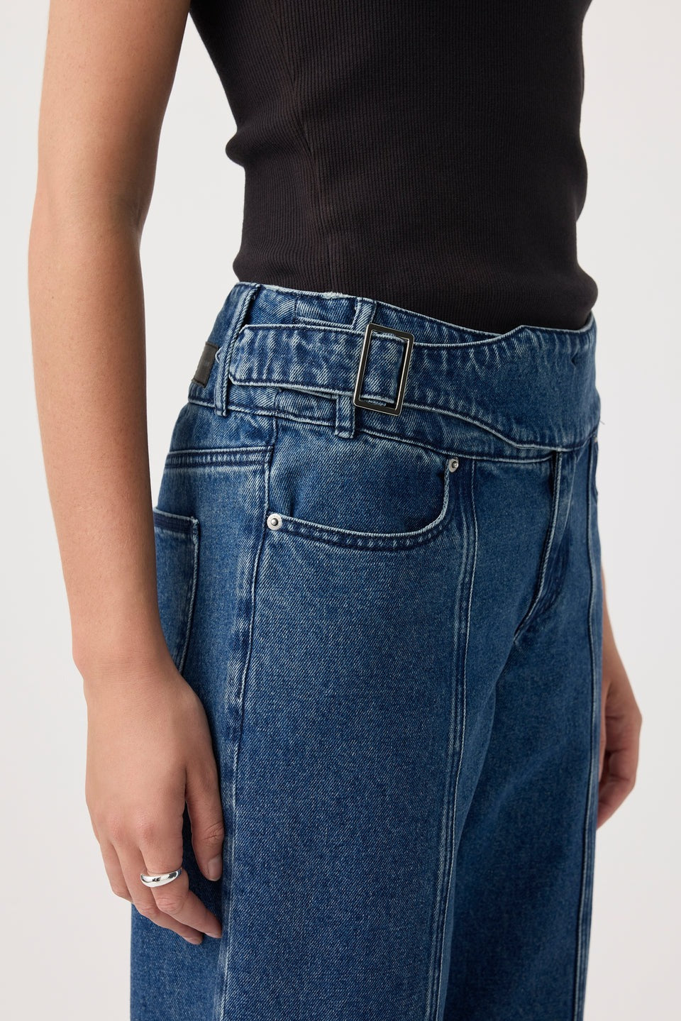 Outland Denim Marley Mid Wide Jean