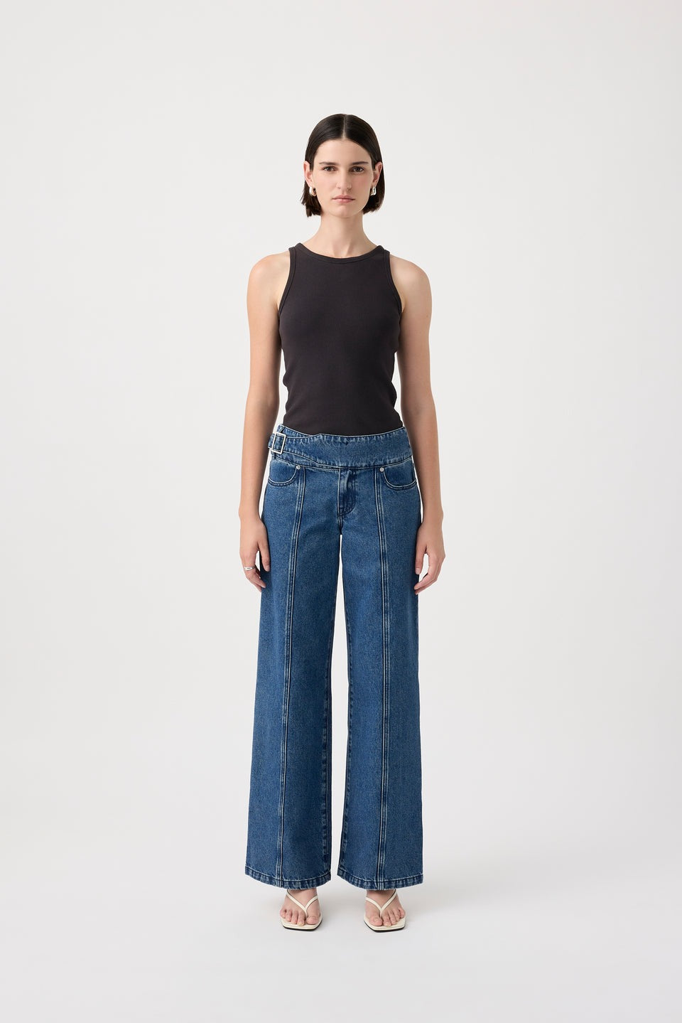 Outland Denim Marley Mid Wide Jean