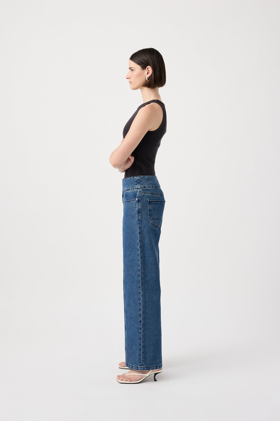 Outland Denim Marley Mid Wide Jean