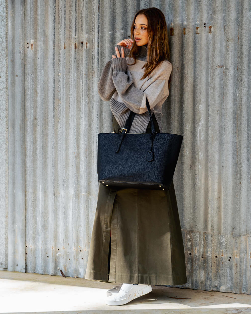 Elms + King Carmine Tote