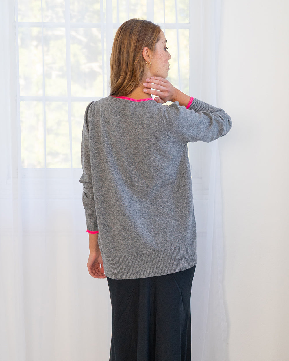 Arlington Milne Cath Knit with Contrast Band