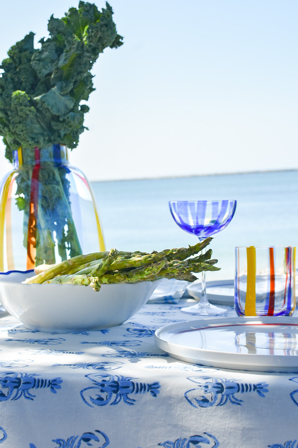 Mandalay Designs Lobster Table Linen