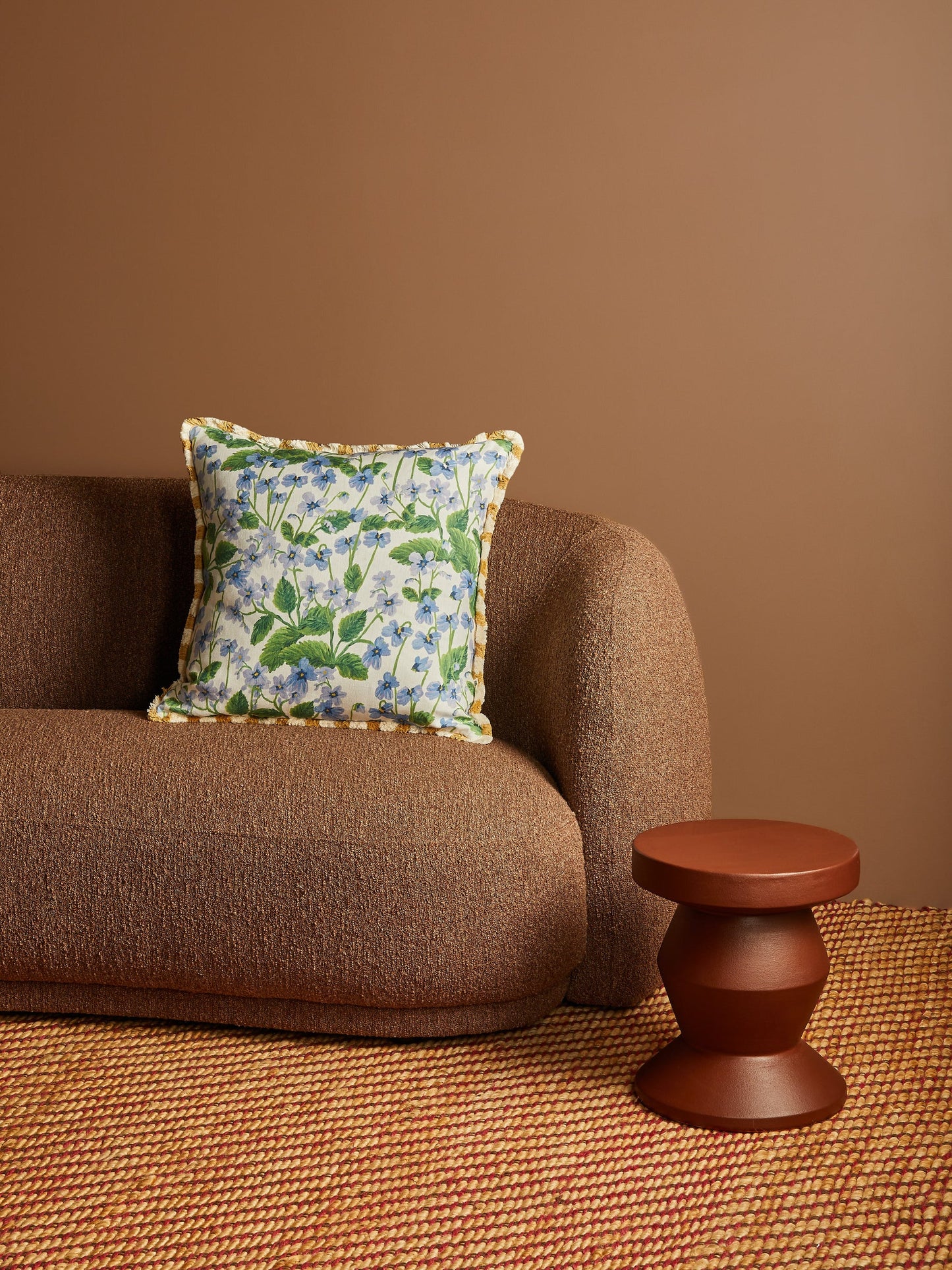 Bonnie & Neil Lilas Blue Linen Cushion