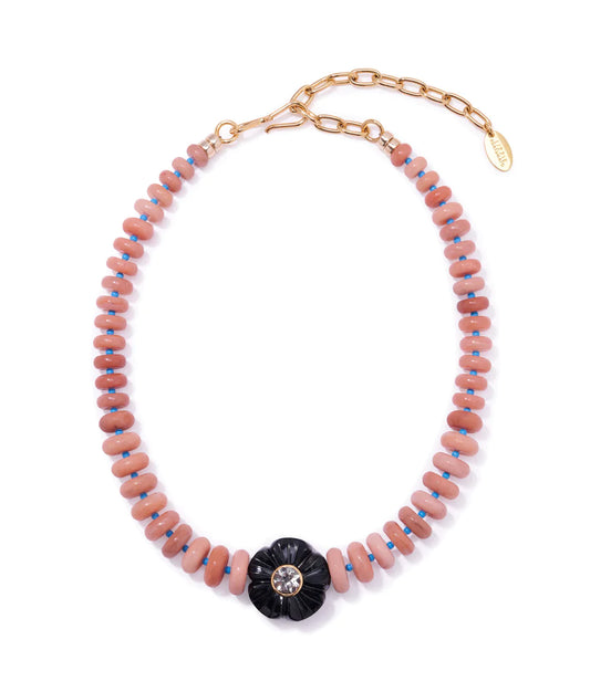 Lizzie Fortunato Peach Blossom Necklace